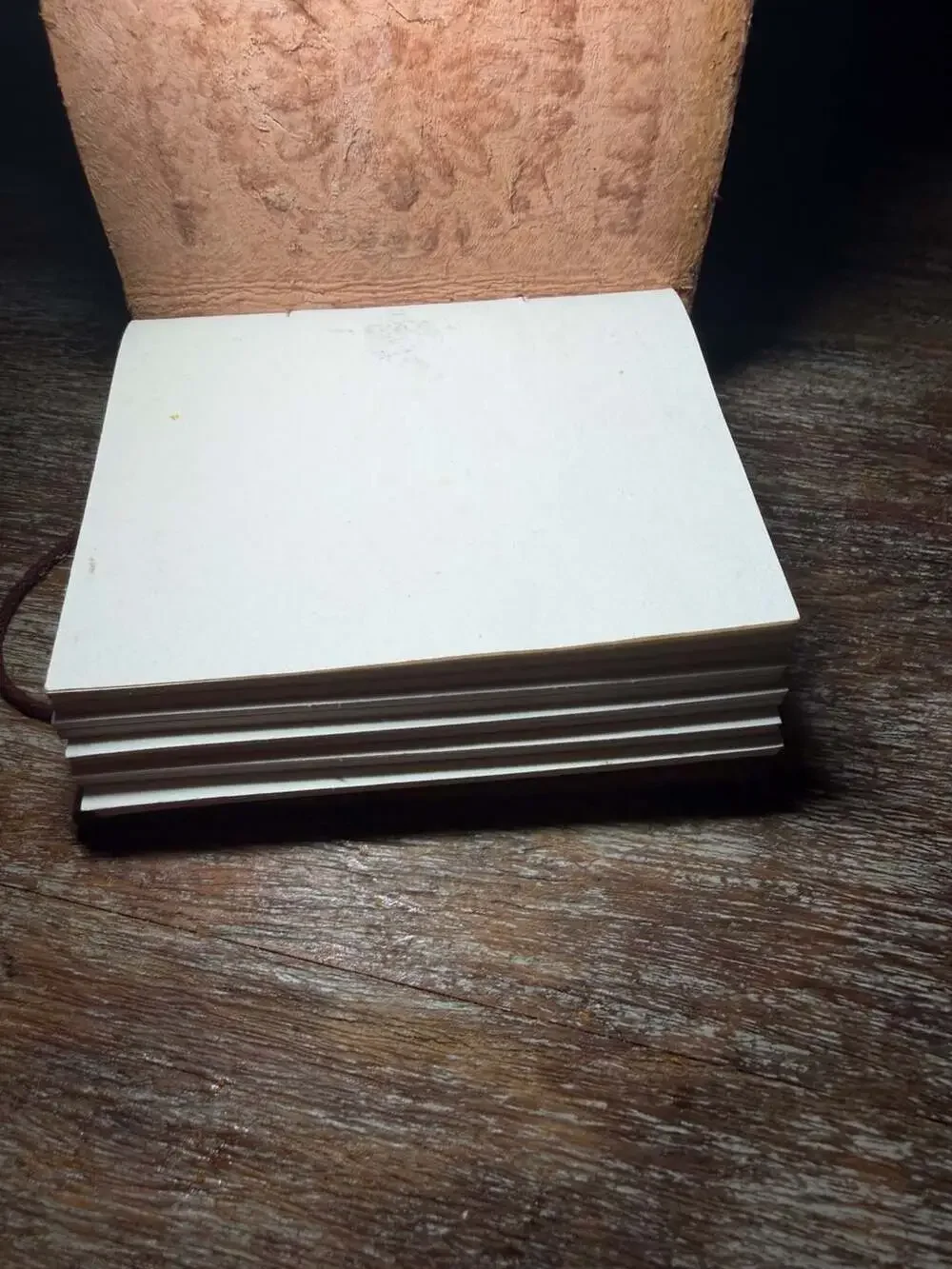 Handmade Embossed Leather Pocket Mini Notebook Journal